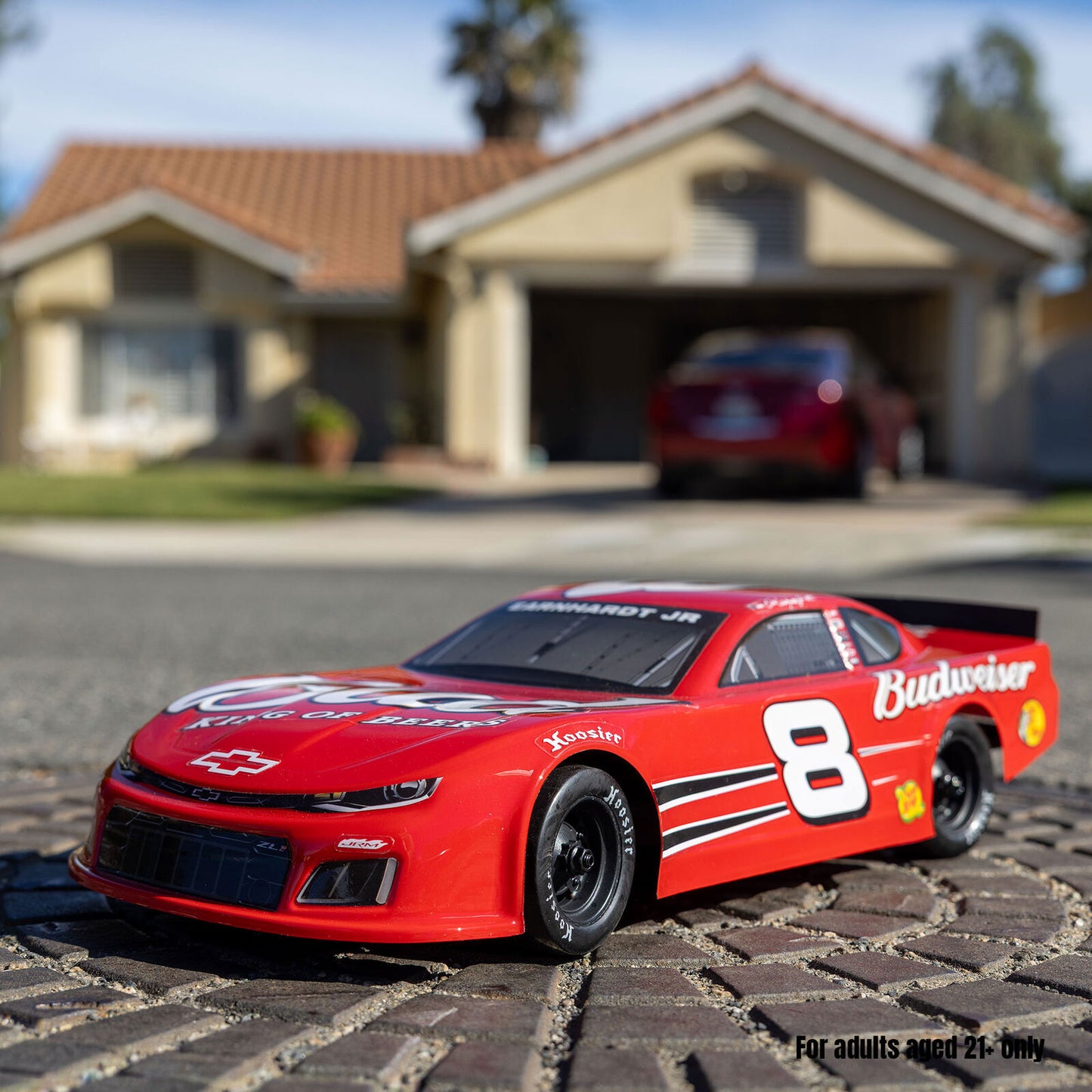 LOS-3104T2 Losi 1/12 Chevrolet ZL1 Asphalt Late Model Grom AWD RTR On-Road Car Dale Earnhardt Jr. No. 8 (Budweiser) w/2.4GHz Transmitter, Battery, & Charger