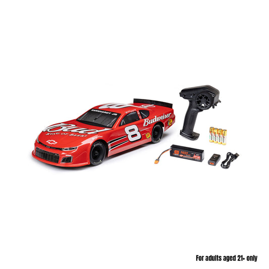 LOS-3104T2 Losi 1/12 Chevrolet ZL1 Asphalt Late Model Grom AWD RTR On-Road Car Dale Earnhardt Jr. No. 8 (Budweiser) w/2.4GHz Transmitter, Battery, & Charger