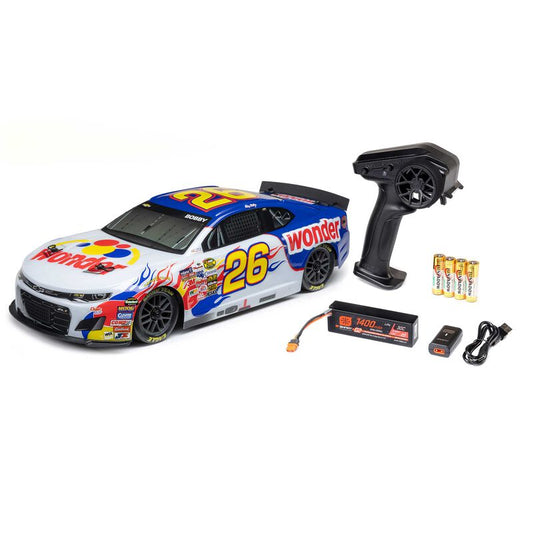 1/12 Losi NASCAR Ricky Bobby No. 26 Wonder Bread Chevrolet ZL1 (Battery & Charger Included)(PreOrder 10/21 - LOSF1122626