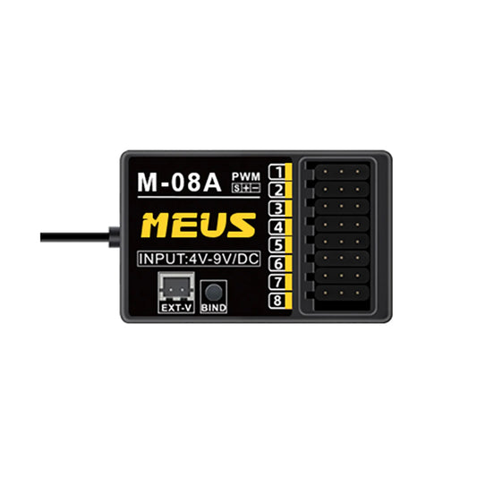 MEUS Racing M-08A Receiver - 8 Channel RX for MEUS Transmitters