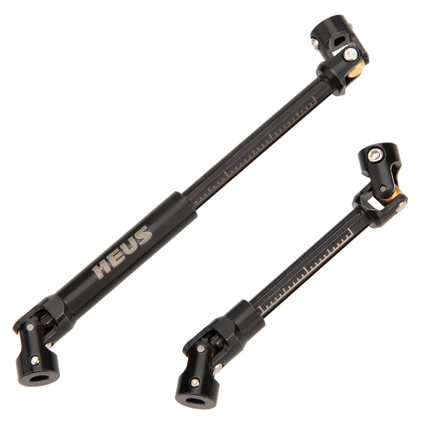 MEUS Racing Metal SCX24 Cuttable Drive Shaft for 1/24 Axial SCX24 RC Crawlers (Black) - SCX24-01-KY2408