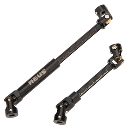 MEUS Racing Metal SCX24 Cuttable Drive Shaft for 1/24 Axial SCX24 RC Crawlers (Black) - SCX24-01-KY2408