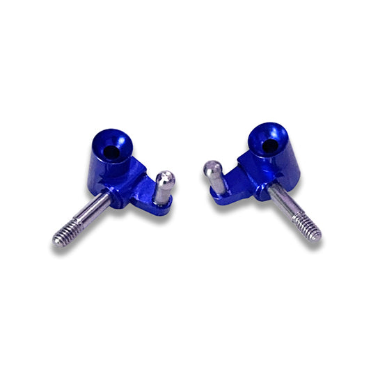 NX-123 Alu Low Down Knuckle Set for V-Line (Blue)