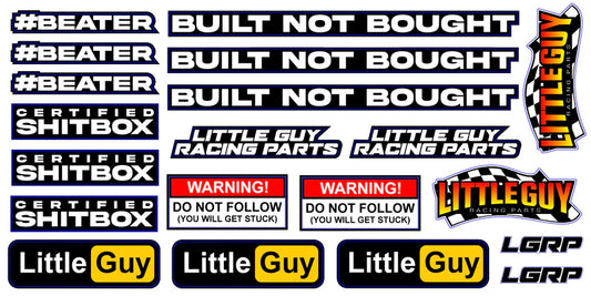 LGSS003 LGR PREMIUM STICKER SHEET