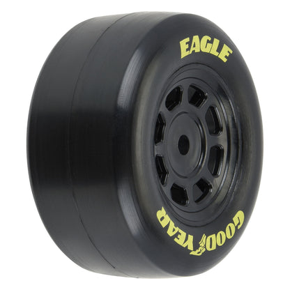 PRO1025910 Pro-Line Racing 1/12 Goodyear Eagle Truck/Retro Tire F/R MTD Blk Wheels (4): NASCAR