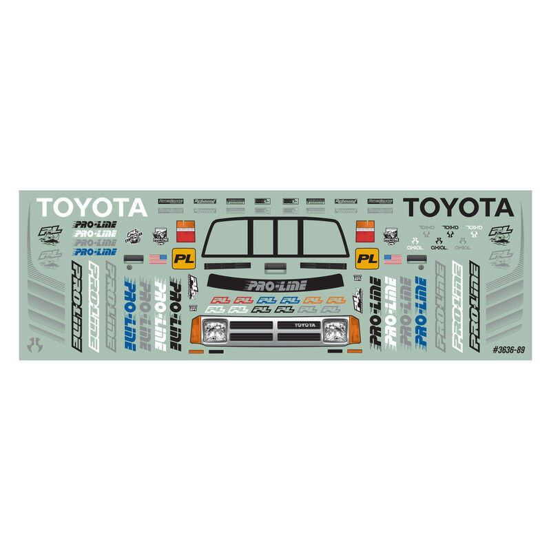 Pro-Line Racing 1985 Toyota HiLux SR5 Clear Body: SCX24 - PRO363600