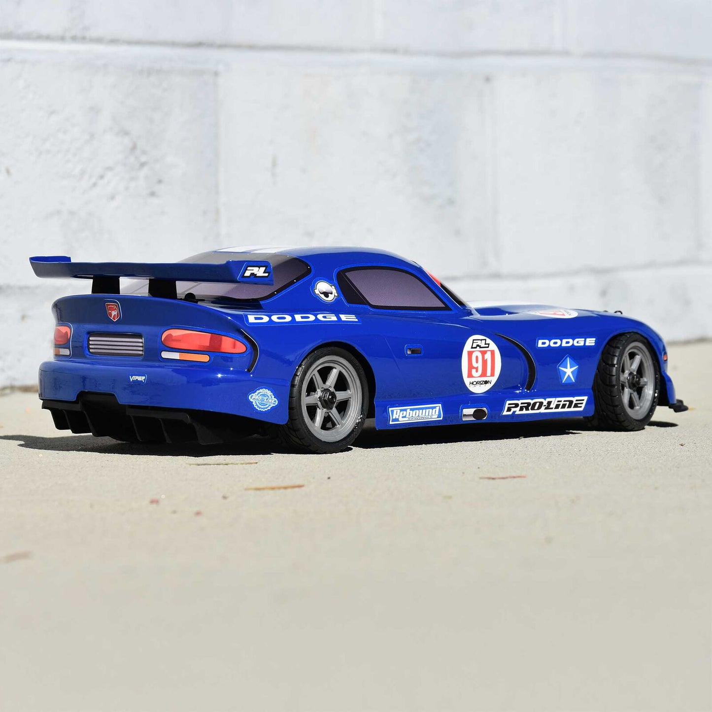 1/12 Pre-Cut 2002 Dodge Viper GTS Blue Body: Losi NASCAR - PRO368413