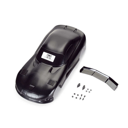 1/12 Pre-Cut 2002 Dodge Viper GTS Black Body: Losi NASCAR - PRO368414