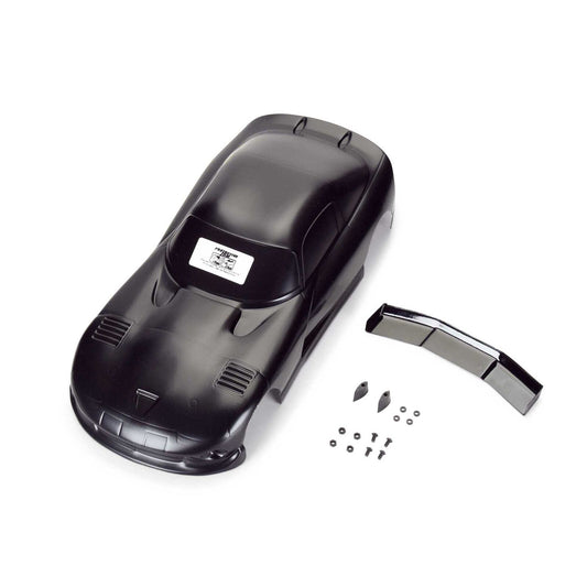 1/12 Pre-Cut 2002 Dodge Viper GTS Black Body: Losi NASCAR - PRO368414