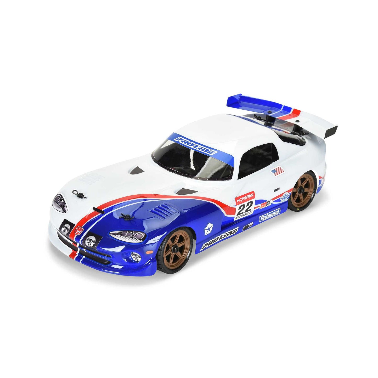 1/12 Pre-Cut 2002 Dodge Viper GTS Clear Body: Losi Grom Racecar - PRO368417