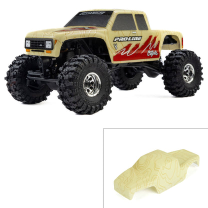 Pro-Line Axial SCX30 1/30 Coyote High Performance Pre-Trimmed & Pre-Painted Body (Tan Topo) (Limited Edition) - PRO369421