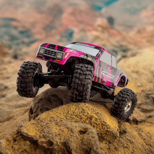 Pro-Line Axial SCX30 1/30 Coyote High Performance Pre-Trimmed & Pre-Painted Body (Pink Fury) (Limited Edition) - PRO369422