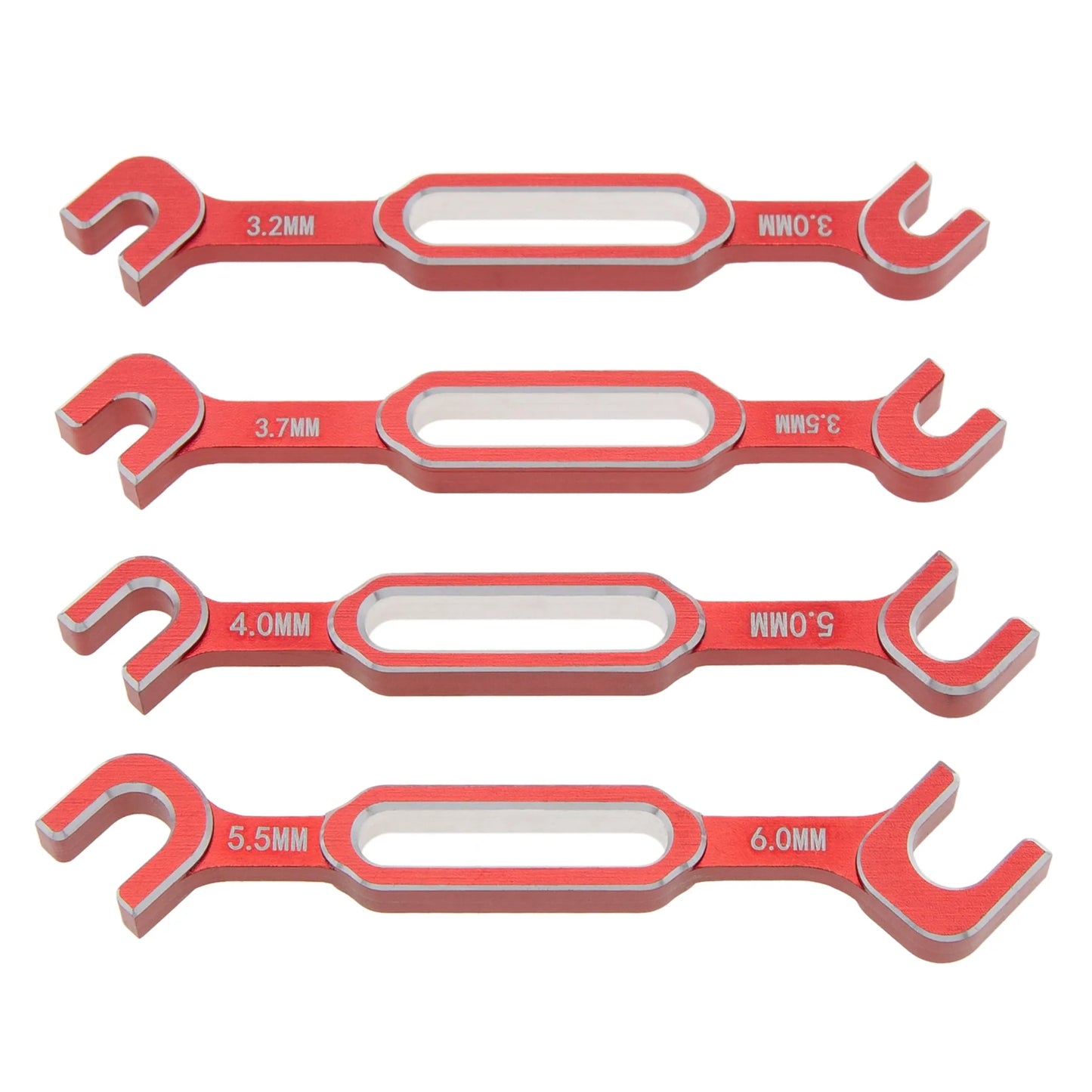 HRC Aluminum Turnbuckle Wrench Set 3.0‑6.0mm