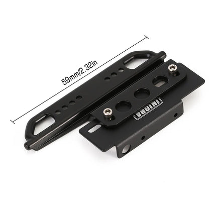 SCX24-80BK INJORA 2PCS Metal Rock Sliders Side Pedal for Axial SCX24 Jeep Wrangler Deadbolt Bronco