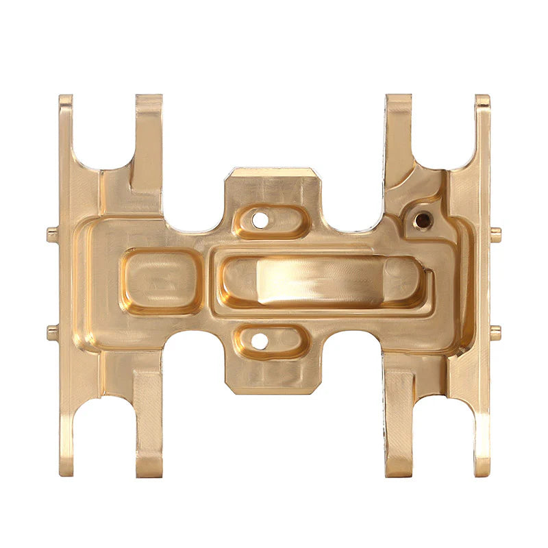 SCX24-12GD INJORA Brass Skid Plate Gearbox Transmission Mount for Axial SCX24