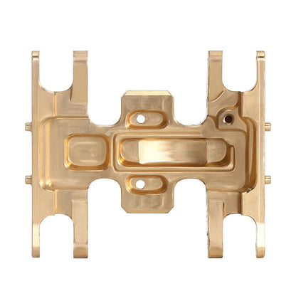 SCX24-12GD INJORA Brass Skid Plate Gearbox Transmission Mount for Axial SCX24
