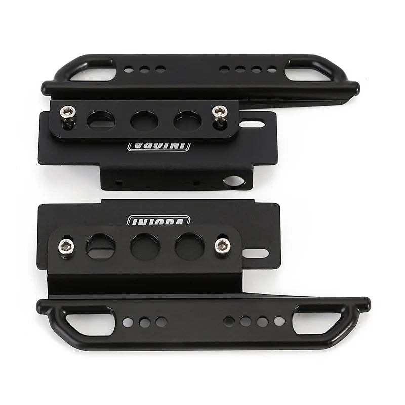 SCX24-80BK INJORA 2PCS Metal Rock Sliders Side Pedal for Axial SCX24 Jeep Wrangler Deadbolt Bronco