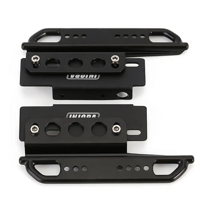 SCX24-80BK INJORA 2PCS Metal Rock Sliders Side Pedal for Axial SCX24 Jeep Wrangler Deadbolt Bronco