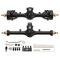 MEUS Racing SCX24 Metal V2 Isokinetic Front Rear Axles +5MM Isokinetic 3-Section CVD With 52° Steering Angle for 1/24 SCX24
