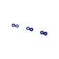 SHM-003 GL Racing  2x4 Aluminum Collar Set Blue