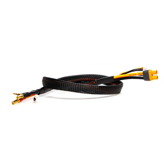 Spektrum Adapter: IC3 Battery / 5mm Bullet with 2' Wires, Smart 2S - SPMXCA316