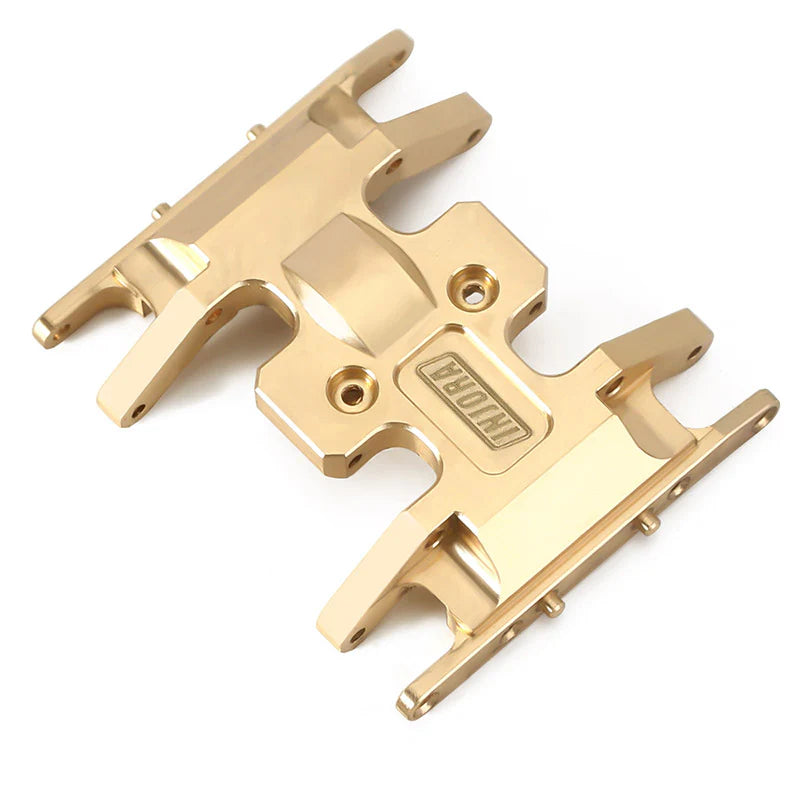 SCX24-12GD INJORA Brass Skid Plate Gearbox Transmission Mount for Axial SCX24