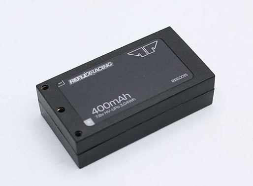 RRE015 Reflex Racing 400mah 7.6V LiHv Hardcase Battery Pack