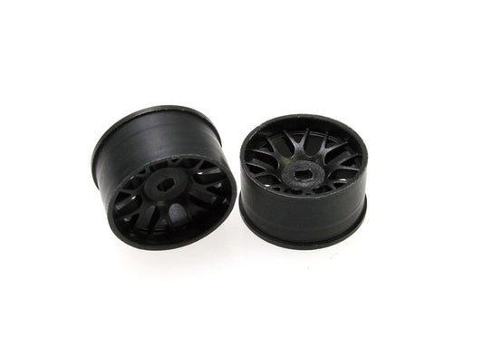 488BR0 PN Racing Mini-Z AWD Machine Cut BBS Rear Wheel R0 Black