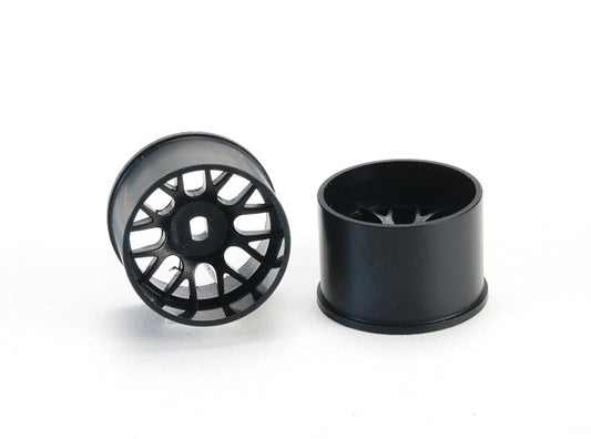 488BR14 PN Racing Mini-Z AWD Machine Cut BBS Rear Wheel R14mm Black