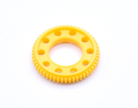 RTRC Machined Cut 53T Diff Spur RTA V3 Yellow (PNWC rules) - RT078-S-MC-53-PNWC