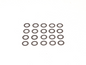 PN Racing Graphite Nylon Shims 4.1x6.5x0.3mm (20pcs) - 741603