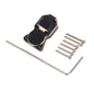 MEUS Racing Brass Counterweight Axle Diff Cover for Axial SCX24 90081 C10 Jeep 1/24 RC Crawler Car