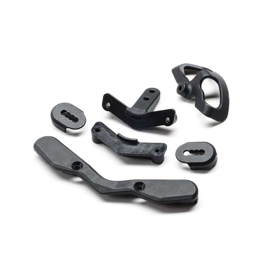 TLR-1104 Team Losi Racing Shock Tower Guards, Up Wing Mount, Spur Shield: 22X