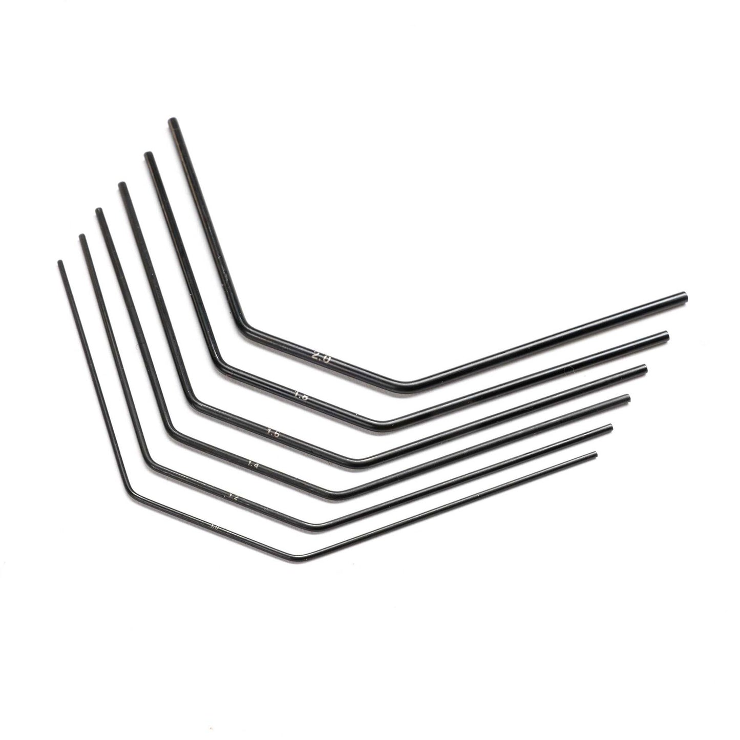 TLR-1212 Team Losi Racing Rear Sway Bar Set, Evens: 22X