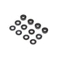 TLR336007 TLR M3 Caster Block Aluminum Washer Set, Black (4)