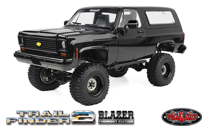 RC4WD Trail Finder 2 1/10 RTR 4WD Electric Trail Truck w/Chevrolet Blazer Body Set (Midnight Edition) w/2.4GHz Transmitter - Z-RTR0068