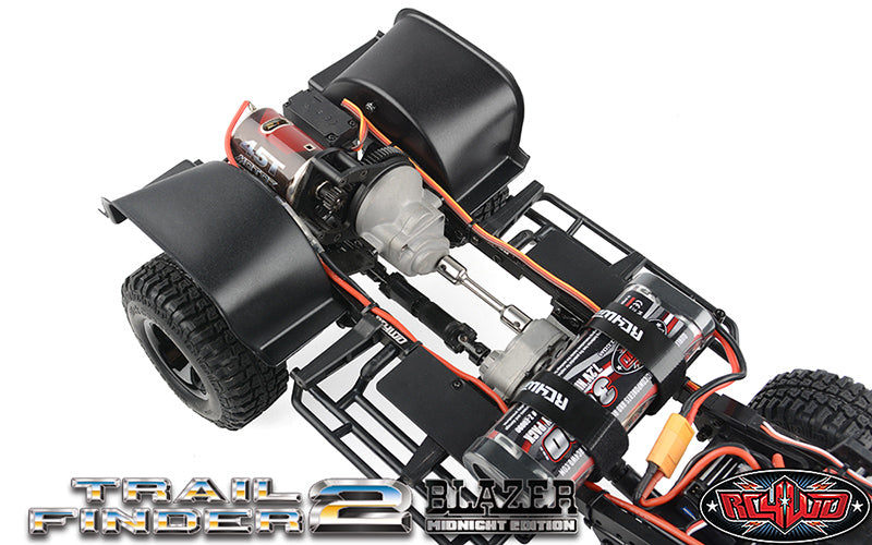 RC4WD Trail Finder 2 1/10 RTR 4WD Electric Trail Truck w/Chevrolet Blazer Body Set (Midnight Edition) w/2.4GHz Transmitter - Z-RTR0068