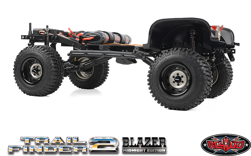 RC4WD Trail Finder 2 1/10 RTR 4WD Electric Trail Truck w/Chevrolet Blazer Body Set (Midnight Edition) w/2.4GHz Transmitter - Z-RTR0068