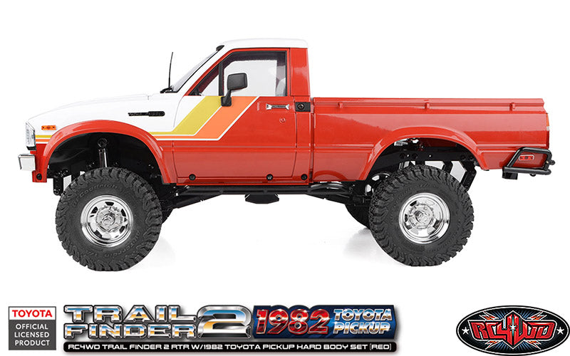 RC4WD Trail Finder 2 RTR W/1982 Toyota Pickup Hard Body Set (Red) Z-RTR0070