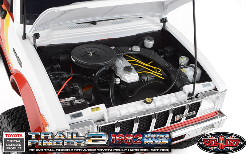 RC4WD Trail Finder 2 RTR W/1982 Toyota Pickup Hard Body Set (Red) Z-RTR0070