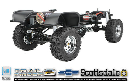 RC4WD Trail Finder 2 "LWB" 1/10 RTR 4WD Scale Truck w/Chevrolet K10 Scottsdale Hard Body (Scale Dept. Edition) w/2.4GHz Transmitter - ZRTR0071