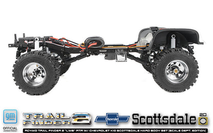RC4WD Trail Finder 2 "LWB" 1/10 RTR 4WD Scale Truck w/Chevrolet K10 Scottsdale Hard Body (Scale Dept. Edition) w/2.4GHz Transmitter - ZRTR0071