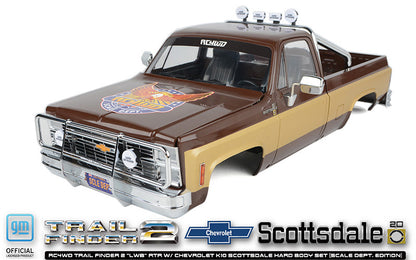 RC4WD Trail Finder 2 "LWB" 1/10 RTR 4WD Scale Truck w/Chevrolet K10 Scottsdale Hard Body (Scale Dept. Edition) w/2.4GHz Transmitter - ZRTR0071