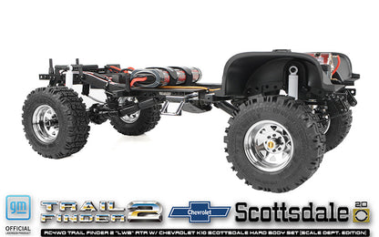 RC4WD Trail Finder 2 "LWB" 1/10 RTR 4WD Scale Truck w/Chevrolet K10 Scottsdale Hard Body (Scale Dept. Edition) w/2.4GHz Transmitter - ZRTR0071