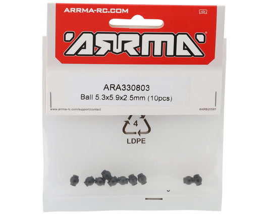 Arrma Ball 5.3x5.9x2.5mm - ARA330803