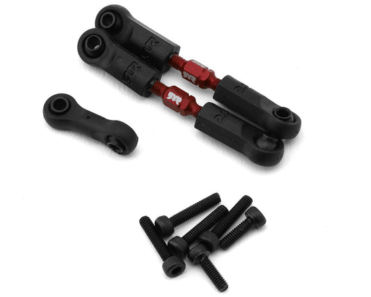 ARA340217 Arrma Mojave Grom Aluminum Adjustable Steering Link (Set B) (Red) (2)