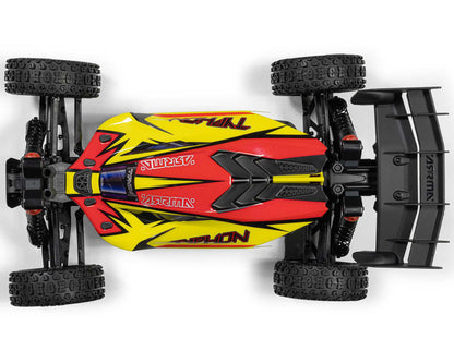 Arrma Typhon Mega 665 1/8 4WD Electric Buggy (Yellow) w/SLT2 2.4GHz Radio - ARA4206V4T2