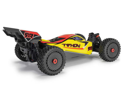 Arrma Typhon Mega 665 1/8 4WD Electric Buggy (Yellow) w/SLT2 2.4GHz Radio - ARA4206V4T2