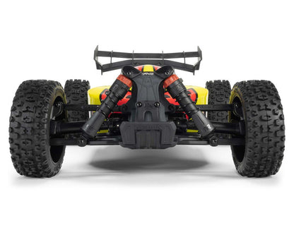 Arrma Typhon Mega 665 1/8 4WD Electric Buggy (Yellow) w/SLT2 2.4GHz Radio - ARA4206V4T2