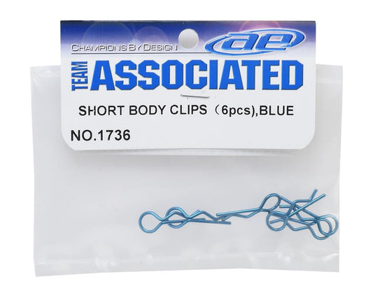 1736 Body Clips Metallic Blue Short